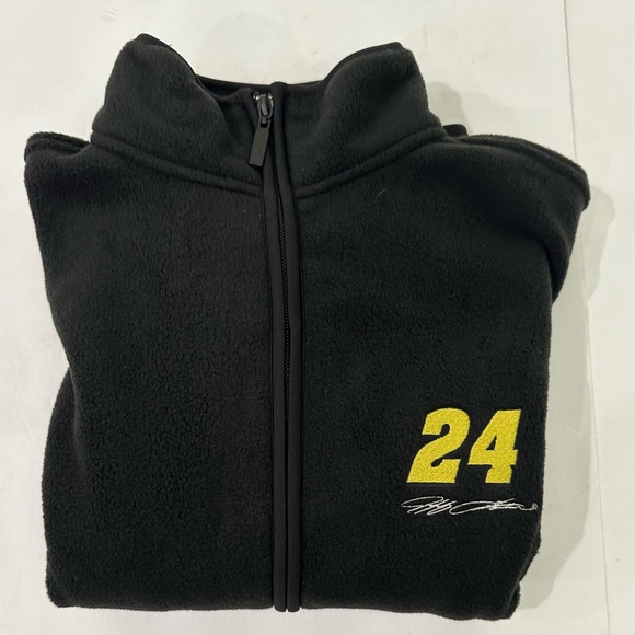 Nascar Jacket Women’s  #24 Nascar Racing Pullover Full
Zip Fleece SZ Medium NWT - Picture 5 of 13